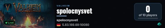 spolocnysvet live status badge