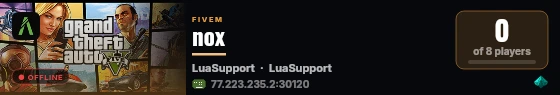 nox live status badge