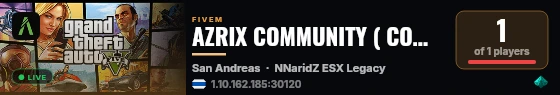 AZRIX COMMUNITY ( COMMING SOON ) live status badge