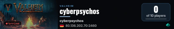 cyberpsychos live status badge