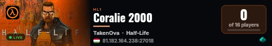 Coralie 2000 live status badge