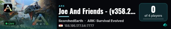 Joe And Friends - (v358.24) live status badge