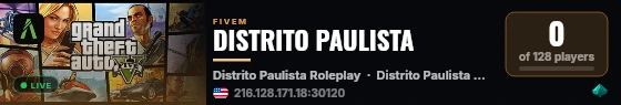 DISTRITO PAULISTA live status badge