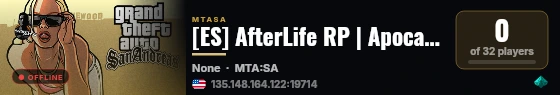 [ES] AfterLife RP | Apocalipsis Zombi | Facciones y Refugios live status badge