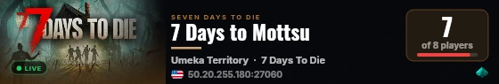 7 Days to Mottsu live status badge