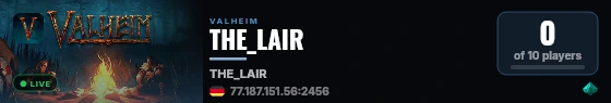 THE_LAIR live status badge