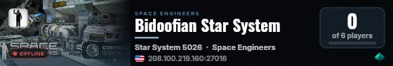 Bidoofian Star System live status badge