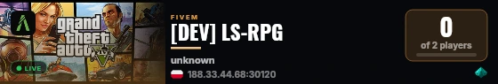 [DEV] LS-RPG live status badge