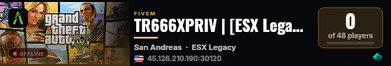 TR666XPRIV | [ESX Legacy] live status badge