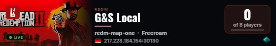 G&S Local live status badge