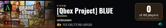 [Qbox Project] BLUE live status badge