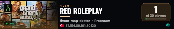 RED ROLEPLAY live status badge