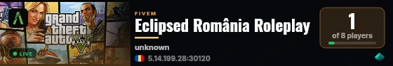 Eclipsed România Roleplay live status badge
