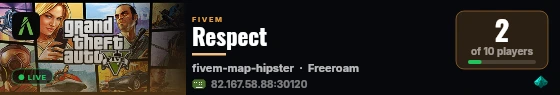Respect live status badge