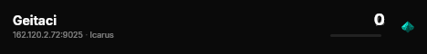 Geitaci live status badge