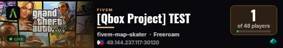 [Qbox Project] TEST live status badge
