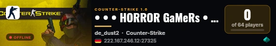 • • • HORROR GaMeRs • • • live status badge