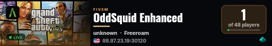 OddSquid Enhanced live status badge