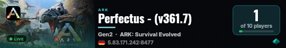 Perfectus - (v361.7) live status badge