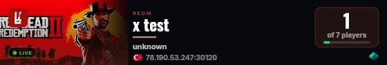 x test live status badge