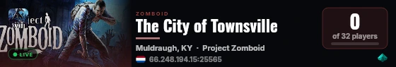 The City of Townsville live status badge