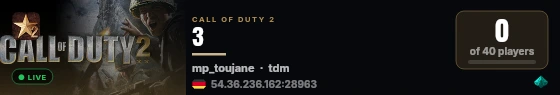3 live status badge