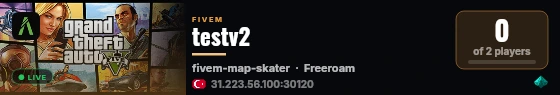 test live status badge