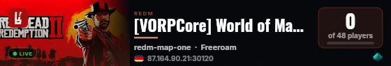 [VORPCore] World of Magic live status badge