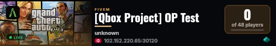 [Qbox Project] OP Test live status badge