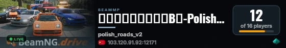 【冒险者华人社群】B组-Polish Roads-1服（Mod/非公开） live status badge