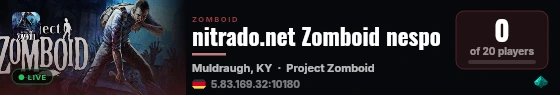 nitrado.net Zomboid nespo live status badge