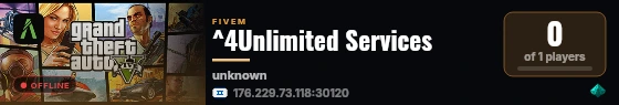 ^4Unlimited Services live status badge