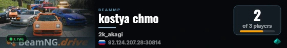 kostya chmo live status badge