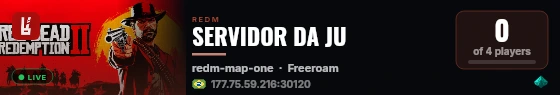SERVIDOR DA JU live status badge