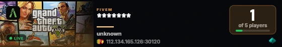 ******* live status badge