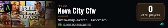 Nova City Cfw live status badge