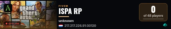 ISPA RP live status badge