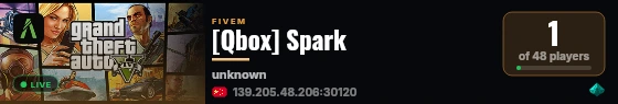 [Qbox] Spark live status badge