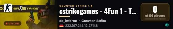 cstrikegames - 4Fun 1 - Top 1 ganha Robo live status badge