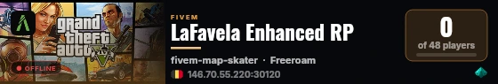 LaFavela Enhanced RP live status badge