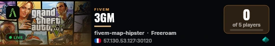 3GM live status badge