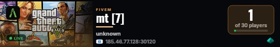 mt [7] live status badge
