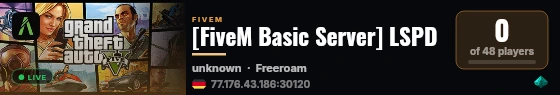 [FiveM Basic Server] LSPD live status badge