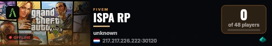 ISPA RP live status badge