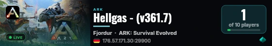 Hellgas - (v361.7) live status badge