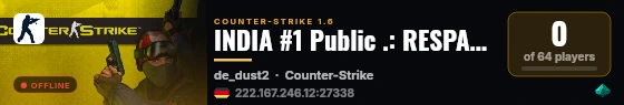 Skaviados [32 Slots Publico] [www.skaviados.net] by Localstrike live status badge