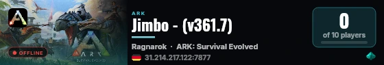 Jimbo - (v361.7) live status badge