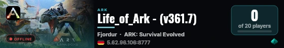 Life_of_Ark - (v361.7) live status badge