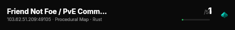 Friend Not Foe / PvE Community / Australasia live status badge