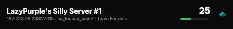 LazyPurple's Silly Server #1 live status badge